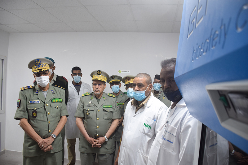 Inauguration à l’Hôpital militaire d’une unité intégrée de haute technologie pour le dépistage de la Covid-19