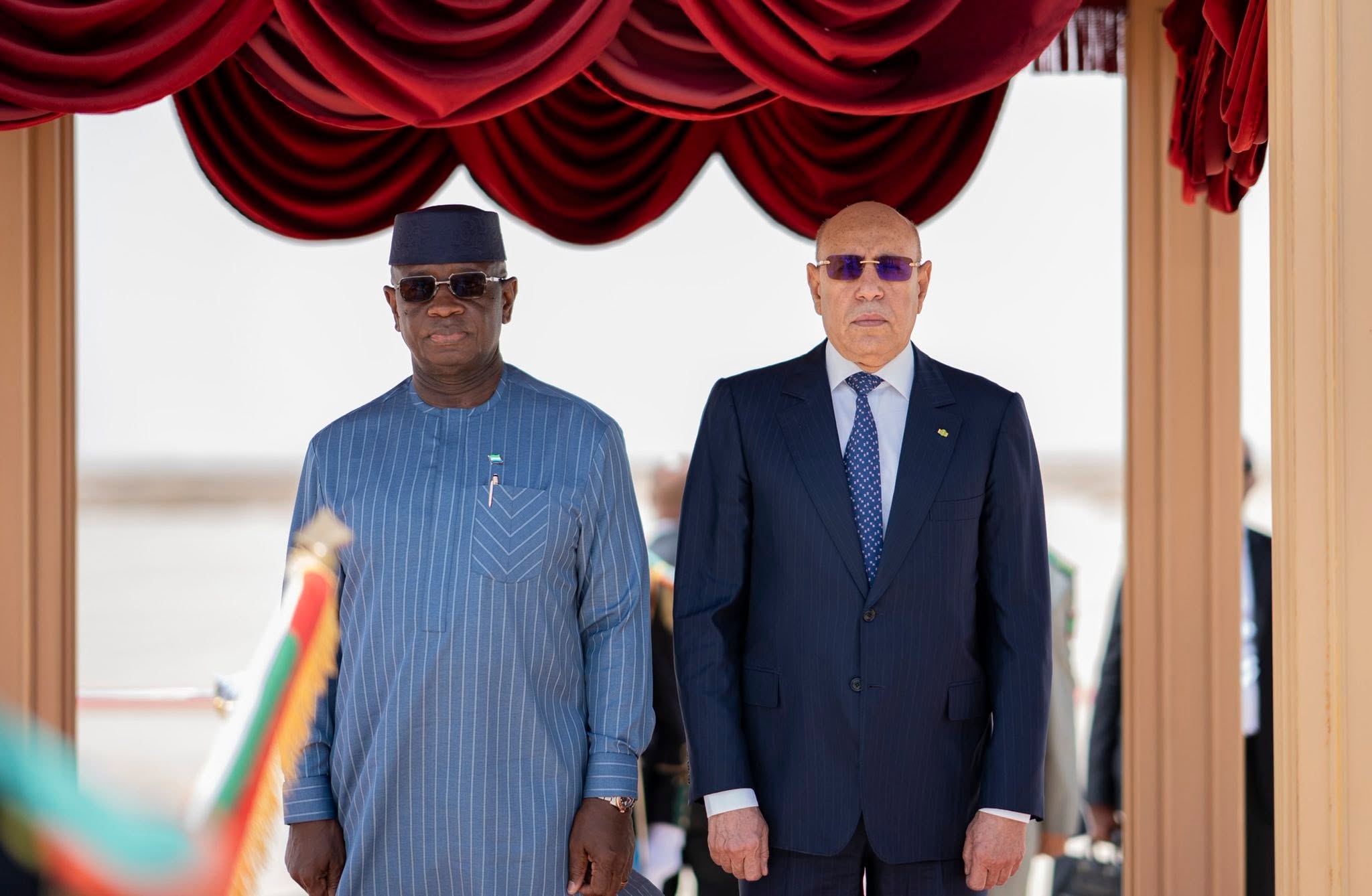 Julius Maada Bio à Nouakchott pour renforcer la collaboration entre la Mauritanie et le Sierra Leone