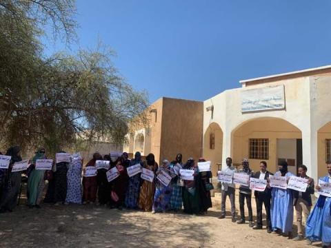 Keur-Macène : les enseignants devant l’IDEN pour de meilleures conditions de vie et de travail (Photos)