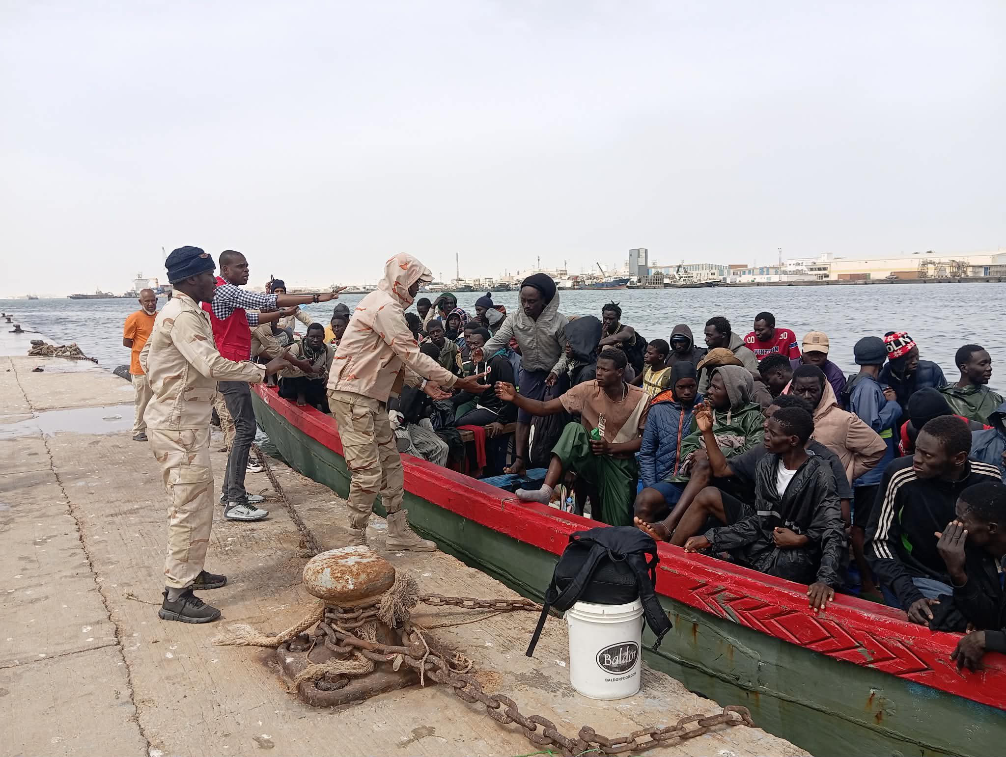 Migration illégale : 193 migrants secourus en mer au large de Nouakchott par la garde côte mauritanienne