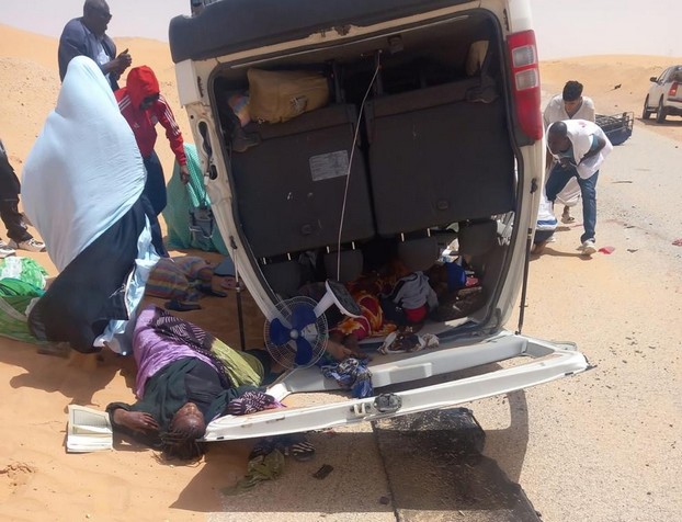 Plusieurs morts dans un accident sur la route Nouakchott–Nouadhibou