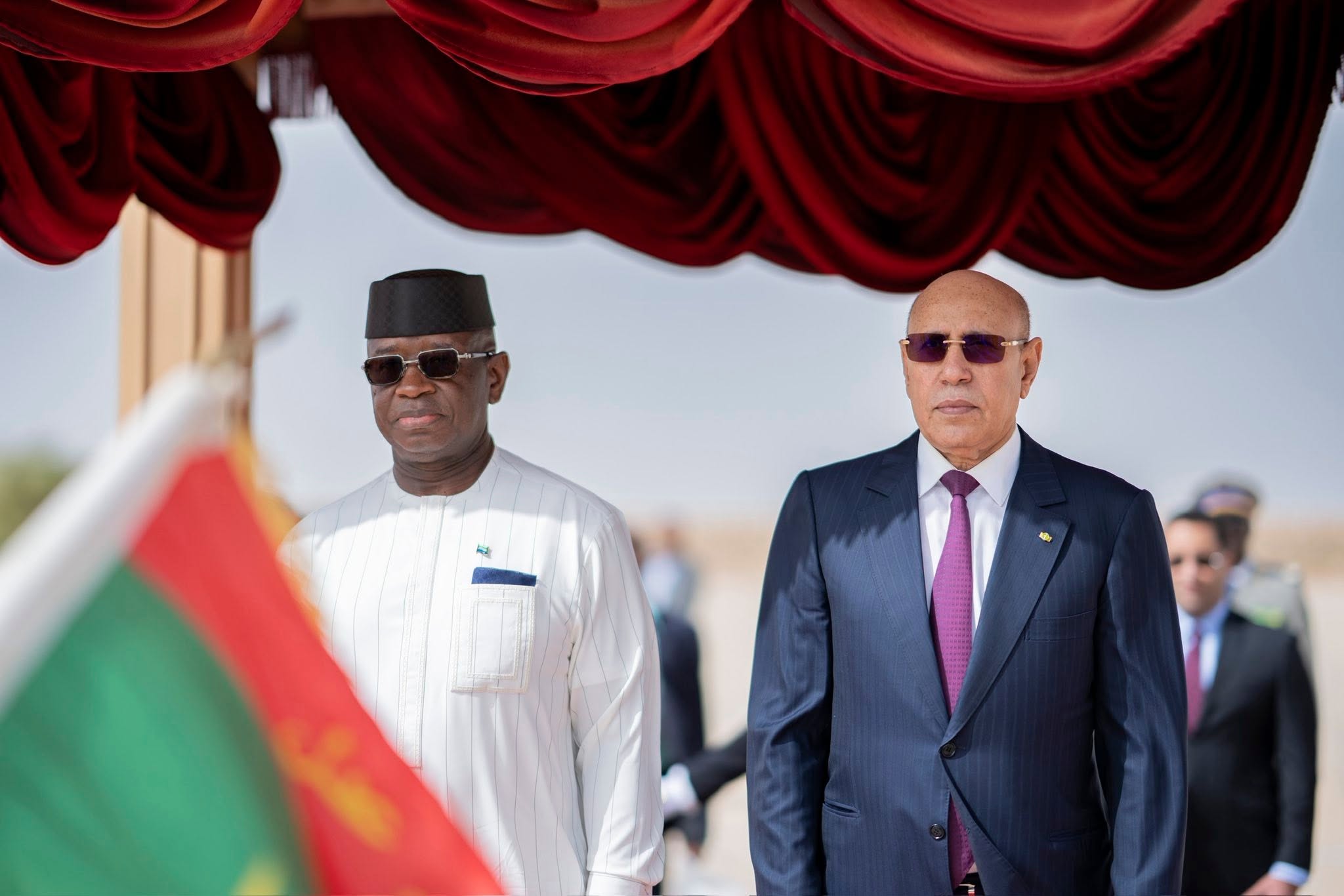 Le président Sierra Léonais en visite de travail de deux jours en Mauritanie