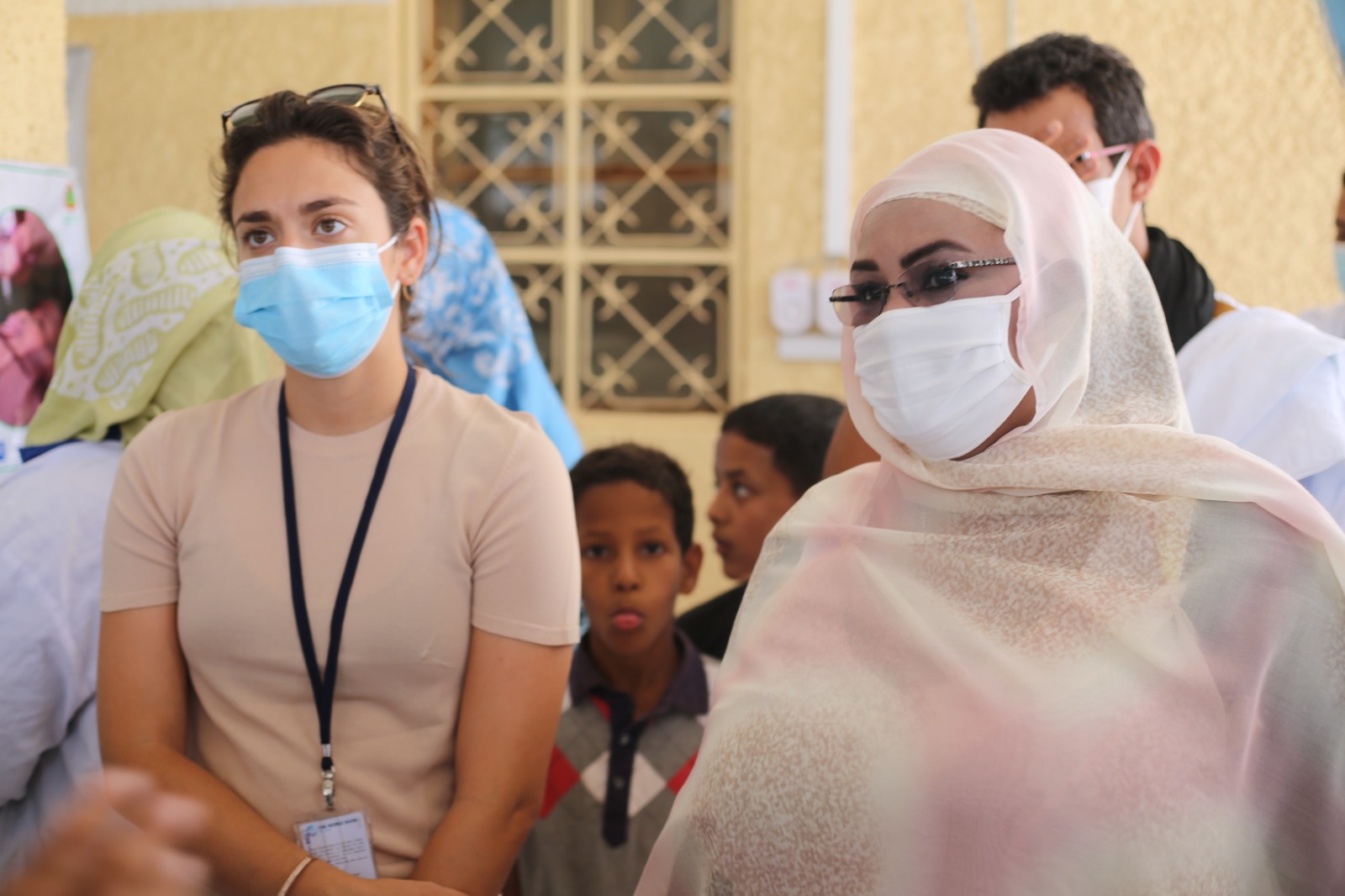 En images, le déroulement de la vaccination au Carrefour Madrid et au Centre de Santé de Tounsoueilim